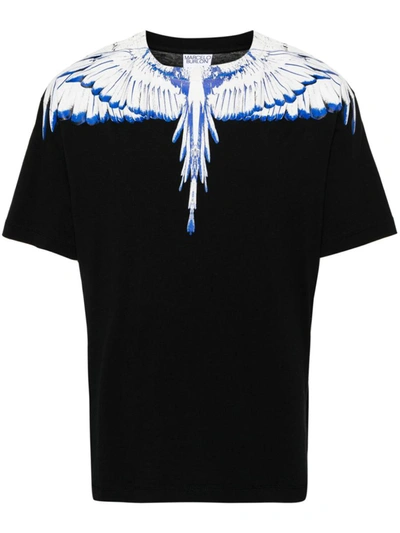 Shop Marcelo Burlon County Of Milan T-shirts And Polos In Black