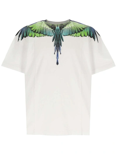 Shop Marcelo Burlon County Of Milan T-shirts And Polos In White Light Gre