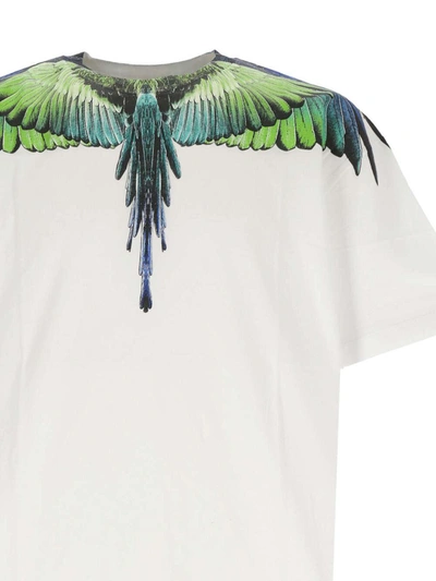 Shop Marcelo Burlon County Of Milan T-shirts And Polos In White Light Gre