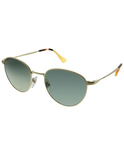 Shop Persol Men's Round 52mm Sunglasses In Grey