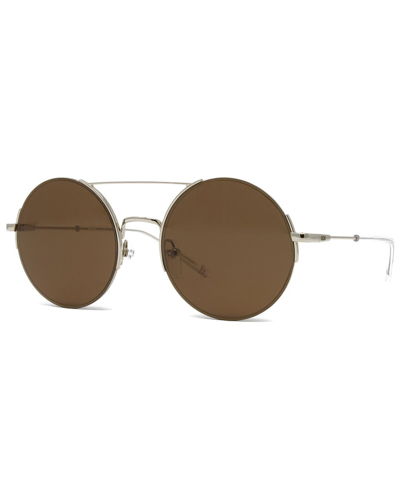 Shop Mcm Unisex 160s 53mm Sunglasses In Brown