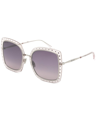 Shop Jimmy Choo Women's Dany/s 56mm Sunglasses In Pink