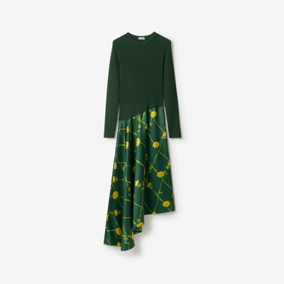 Shop Burberry Dandelion Dress In Ivy