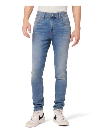Shop Hudson Zev Mens Classic Rise Whisker Wash Skinny Jeans In Multi