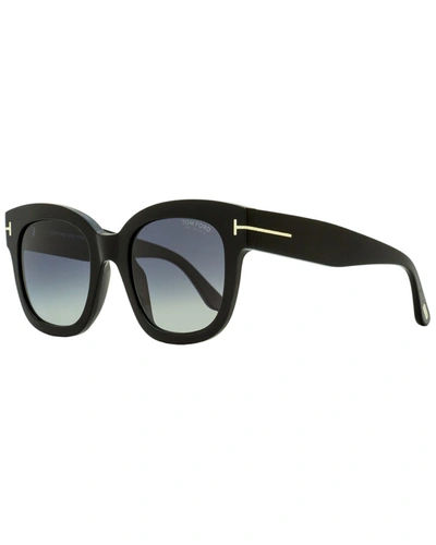 Shop Tom Ford Women's Beatrix 52mm Polarized Sunglasses In Black