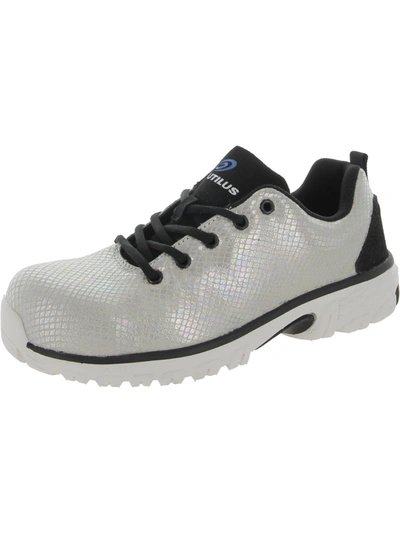 Shop Nautilus Spark Oxford Womens Leather Carbon Nanofiber Toe Work And Safety Shoes In White