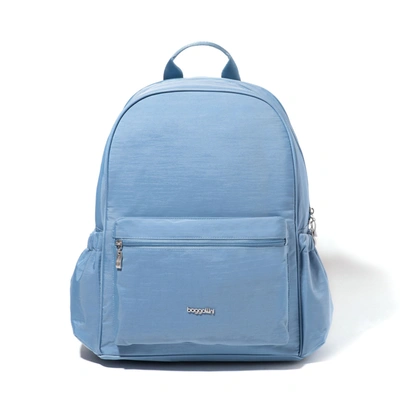 Shop Baggallini On The Go Laptop Backpack In Blue