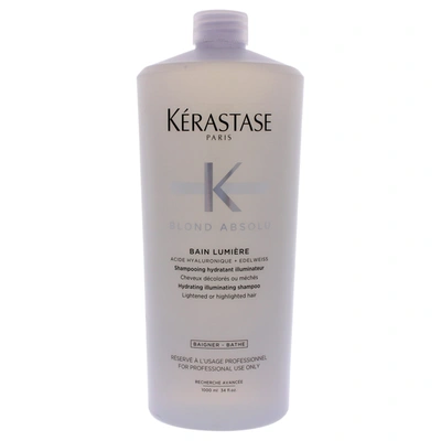 Shop Kerastase Blonde Absolu Bain Lumiere Shampoo By  For Unisex - 34 oz Shampoo In Grey