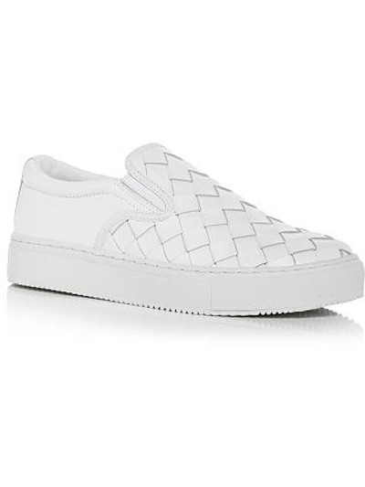 Shop Marc Fisher Ltd Calla Womens Leather Lifestyle Slip-on Sneakers In White