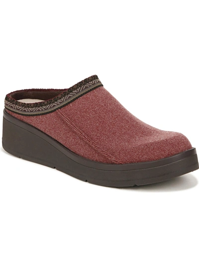 Shop Bzees Flagstaff Womens Knit Slip-on Clogs In Red
