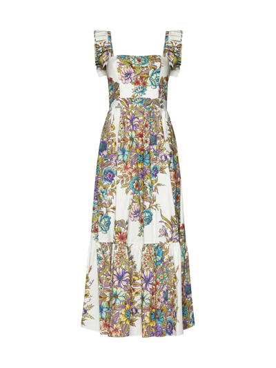 Shop Etro Dresses In Stampa F.do Bianco