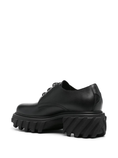 Shop Off-white Off White Flat Shoes In Black