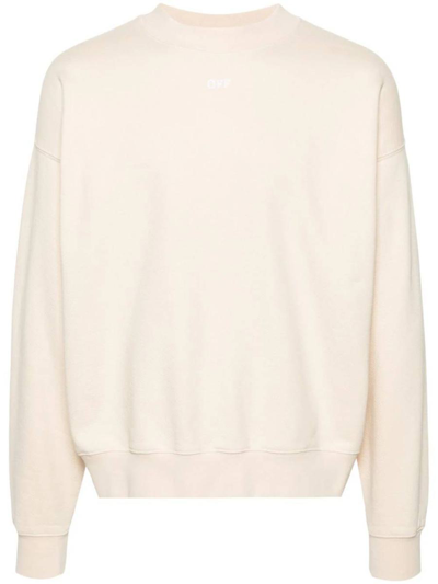 Shop Off-white Off White Sweaters In Angora White