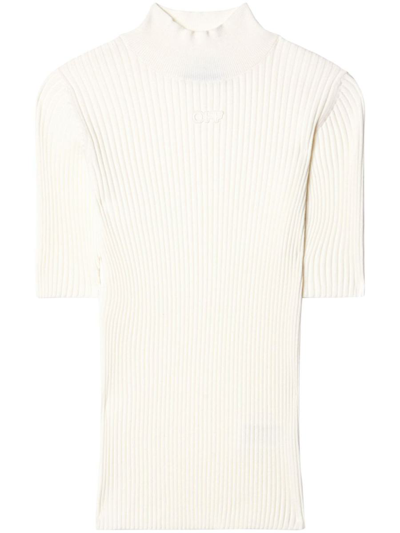 Shop Off-white Off White Sweaters In White Cream