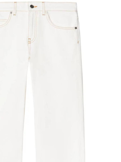 Shop Off-white Off White Trousers In Vintage White