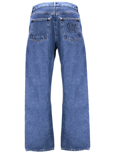 Shop Palm Angels Jeans In Blue