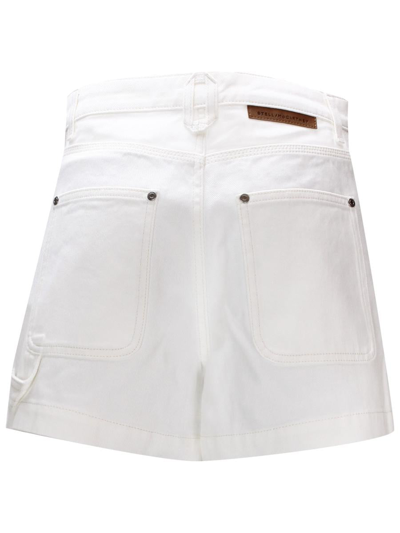 Shop Stella Mccartney Shorts In Cream