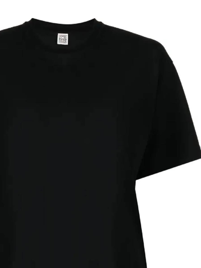 Shop Totême Toteme T-shirts And Polos In Black