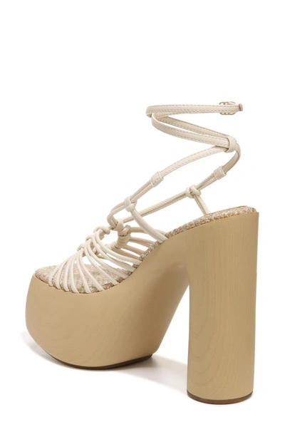 Shop Sam Edelman Gia Platform Strappy Sandal In Modern Ivory