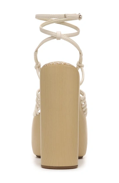 Shop Sam Edelman Gia Platform Strappy Sandal In Modern Ivory