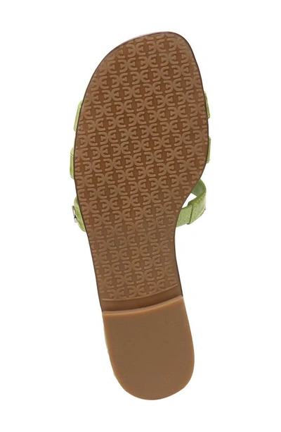 Shop Sam Edelman Bay Cutout Slide Sandal In Summer Pear