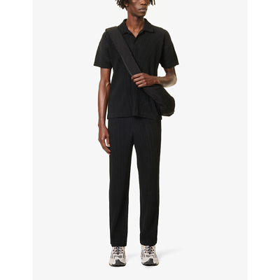 Issey Miyake Pleated Pants In 15-black