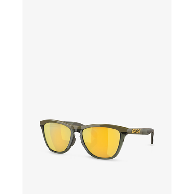 Oakley Womens Green Oo9284 Frogskins™ Range Round-frame O Matter™ Sunglasses In Green
