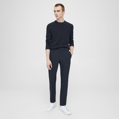 Shop Theory Zaine Pant In Stretch Cotton In Baltic