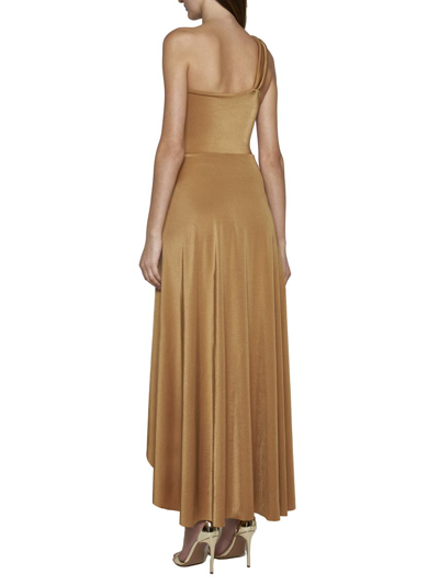 Shop Maygel Coronel Dresses In Champagne