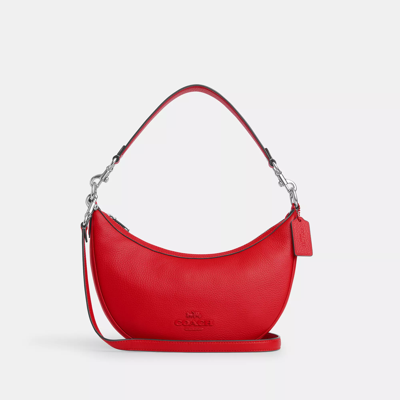 Shop Coach Aria Shoulder Bag In Red