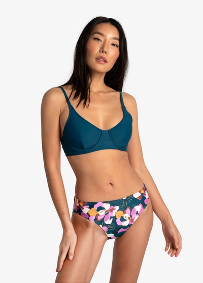 Shop Lole Amalfi Bikini Top In Fjord Blue