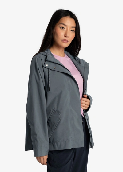 Shop Lole Lachine Oversized Rain Jacket In Ash