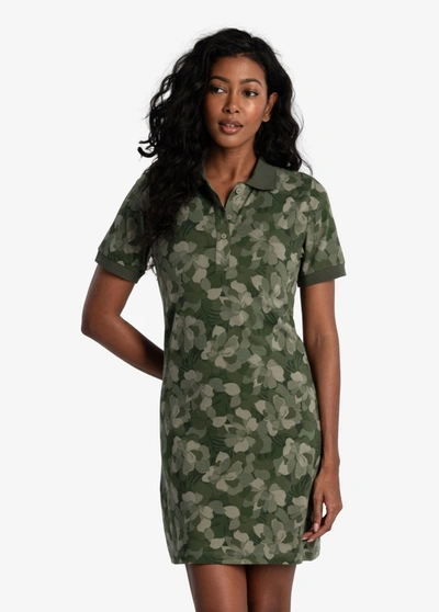 Shop Lole Effortless Polo Dress In Rio Floral Kombu