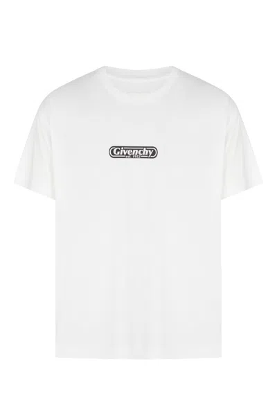 Givenchy Logo Cotton T-shirt In White