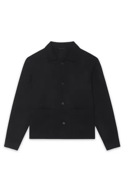 Givenchy Men Double Face Overshirt In Black