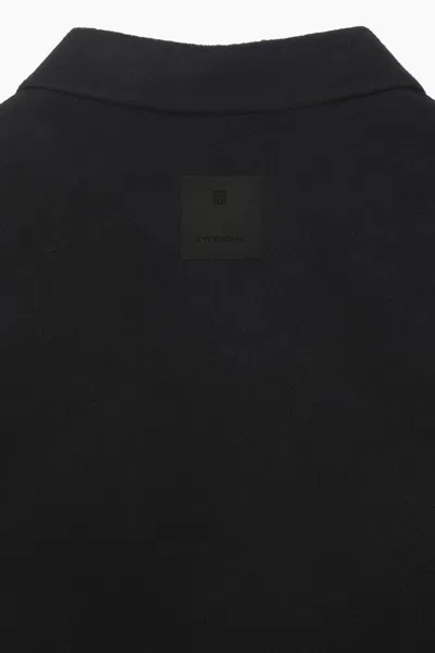 Givenchy Men Double Face Overshirt In Black