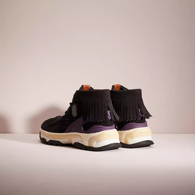 Coach Restored C243 Moccasin Sneaker With  Patch In Black