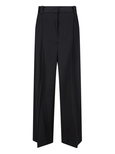 Shop Khaite Tailored Trousers In Black  