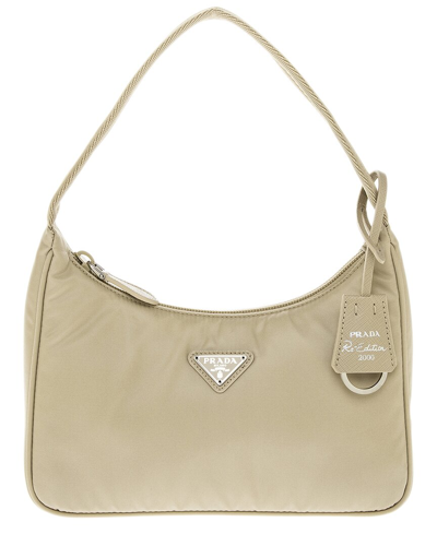 Shop Prada Re-nylon Re-edition 2000 Mini Bag In Brown