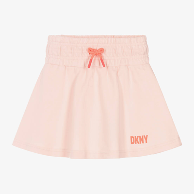 Shop Dkny Girls Pink Cotton Skirt