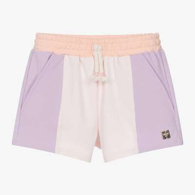 Shop Carrèment Beau Girls Pink Cotton Jersey Shorts