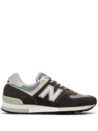 Shop New Balance Made In Uk 576 35th Anniversary Sneakers - Men's - Suede/rubber/fabric/mesh In Grey