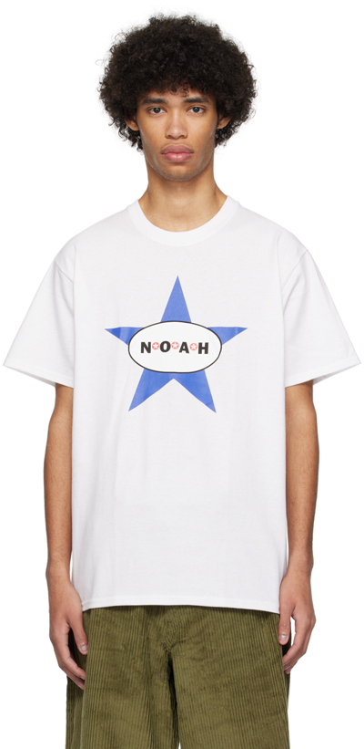 Shop Noah White Star T-shirt