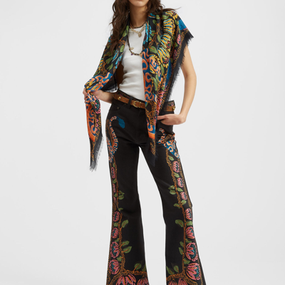La Doublej Light Scarf In Eve Black