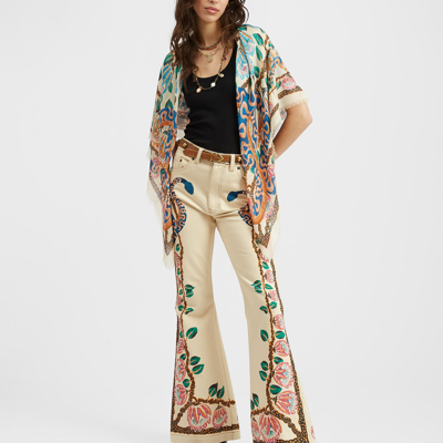 La Doublej Light Scarf In Eve Ecru