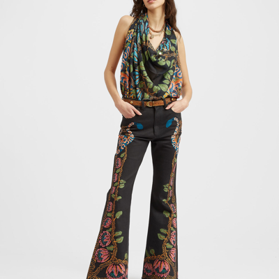 La Doublej Light Scarf In Eve Black