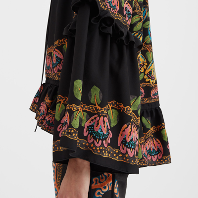 La Doublej Boho Blouse In Eve Black
