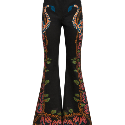 La Doublej Superflare Jeans In Eve Black