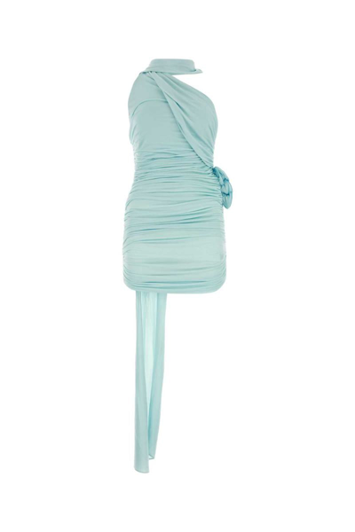 Shop Magda Butrym Dress In Blue