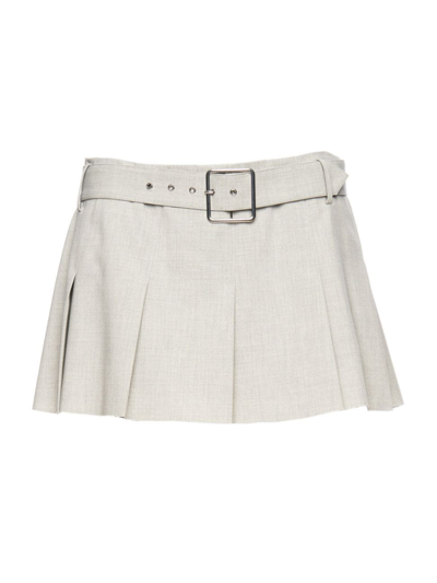 Shop Ser.o.ya Women's Kimi Skirt In Silver